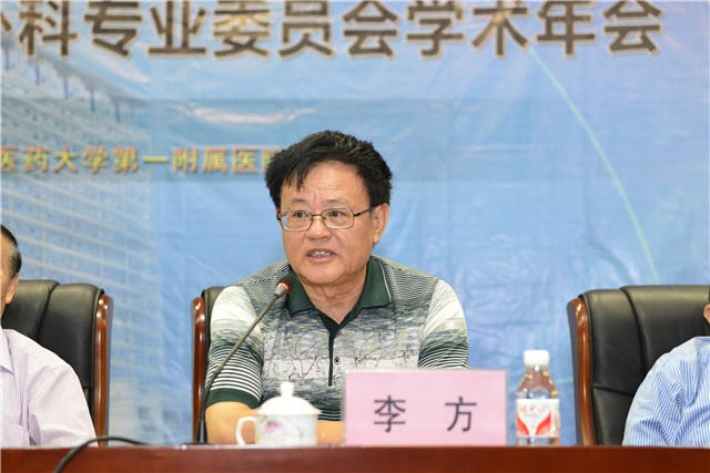 广西卫计委中西医结合学会秘书长李方致辞医院院长黄贵华致辞医院党委