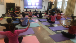 我院第一届职工瑜伽培训班正式开班