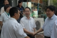 国务院城镇居民基本医疗保险试点评估专家组王东进一行到中医一附院东葛社区评估调研
