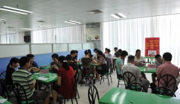 迎“国庆”，庆“广中医建院70周年”2011年扑克连牌（医院第二届拖拉机）比赛