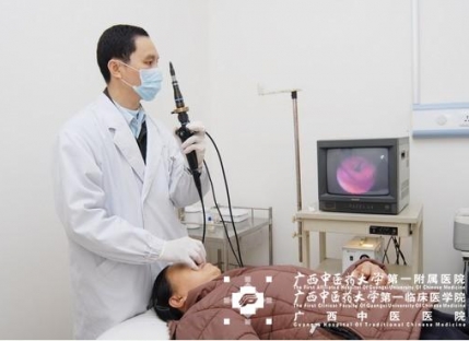 纤维咽喉镜检查