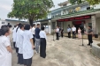 学校党委书记莫锦荣带队到隆安县南圩镇卫生院开展“轮值村医”健康帮扶提档升级活动