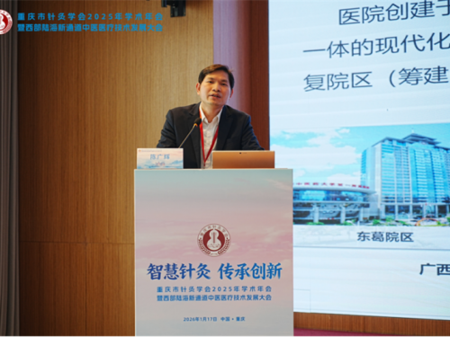 我院专家受邀出席西部陆海新通道中医医疗技术发展大会并作专题报告