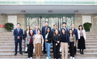 泰国东方大学代表团到我院参观交流