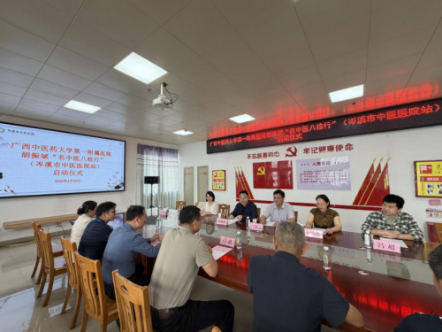 【广西 “名中医八桂行”】胡振斌名中医团队赴岑溪市中医医院活动纪实